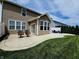 The backyard features a large patio with lawn at 5379 Marigold Dr, Plainfield, IN 46168