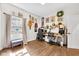 Versatile home office/bedroom with natural light, desk space, and comfortable seating at 5506 Kessler Blvd N Dr, Indianapolis, IN 46228