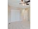Bedroom featuring a closet and a ceiling fan, carpeted flooring and neutral walls at 5768 Blue Sky Dr, Whitestown, IN 46075