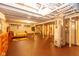 Spacious unfinished basement with utilities visible and a bed in the corner at 60 S 8Th Ave, Beech Grove, IN 46107