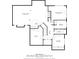 Detailed floor plan showcasing the layout of the basement, including the recreation room, bedrooms, and bathroom at 7138 Nile Ridge Ct, Indianapolis, IN 46236