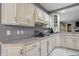 Kitchen with plentiful cabinet space and stainless steel appliances providing lots of room for food preparation and storage at 7138 Nile Ridge Ct, Indianapolis, IN 46236