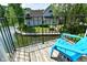 Beautiful lake view from a porch with seating at 7529 Oceanline Dr, Indianapolis, IN 46214