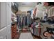 Walk-in closet with shelving, hanging rods, and room for storage at 9743 Herons Cv, Carmel, IN 46280