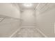 A walk-in closet with carpet flooring and wire shelving at 10922 Liberation Trce, Noblesville, IN 46060