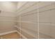 Walk-in pantry with shelving, ideal for organizing groceries and kitchen essentials at 10922 Liberation Trce, Noblesville, IN 46060