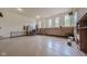 An open garage design with storage cabinets and bright windows at 11101 Hawthorn Rdg, Fishers, IN 46037