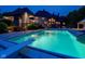 Magnificent home with a large, well-lit pool, diving board and sprawling backyard at 11101 Hawthorn Rdg, Fishers, IN 46037
