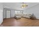 Bright living room with lots of natural light and neutral colors at 1121 Barcelona Dr, Greenwood, IN 46143