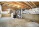 Unfinished basement with utilities, ready for customization at 11849 Traymoore Dr, Fishers, IN 46038