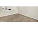 Neutral bedroom with carpet and a glimpse of the fireplace at 11849 Traymoore Dr, Fishers, IN 46038
