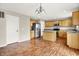Spacious kitchen and dining area with stainless steel appliances and ample cabinet space at 11849 Traymoore Dr, Fishers, IN 46038