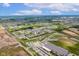Wide aerial view of the community, highlighting nearby Finch Creek Park at 12672 Amber Star Dr, Noblesville, IN 46060