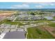 Aerial view showing the neighborhood with the home nearby Finch Creek Park at 12672 Amber Star Dr, Noblesville, IN 46060