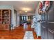 Inviting entryway with hardwood floors that transition to the living room, providing a warm welcome at 12672 Amber Star Dr, Noblesville, IN 46060