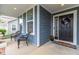 Cozy front porch with seating, showcasing a charming entrance and curb appeal at 12672 Amber Star Dr, Noblesville, IN 46060