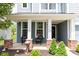 Inviting front porch featuring seating, a well-maintained exterior, and curb appeal at 12672 Amber Star Dr, Noblesville, IN 46060