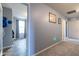 Second floor hallway with access to the laundry room and other rooms at 12672 Amber Star Dr, Noblesville, IN 46060