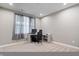 Office with desk, carpeting, and a window with natural light at 13321 N White Cloud Ct, Camby, IN 46113