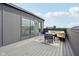 Enjoy the rooftop deck featuring a sofa and seating with city views at 1816 Rosette Way, Indianapolis, IN 46202
