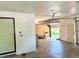 Spacious two car garage with concrete floor and white walls at 1941 Spruce Dr, Carmel, IN 46033