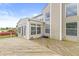 Expansive wooden deck with views of the spacious backyard and covered patio, great for entertaining at 2070 Mustang Chase Dr, Carmel, IN 46074