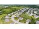 Stunning aerial view of a suburban neighborhood featuring well-maintained lawns and mature trees at 2337 Hanover Rd, Brownsburg, IN 46112