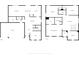 Home floor plan featuring two floors with a kitchen, dining area, four bedrooms, and a garage at 2337 Hanover Rd, Brownsburg, IN 46112