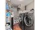 Convenient laundry room features modern appliances and ample storage space at 2337 Hanover Rd, Brownsburg, IN 46112