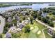 Picturesque aerial view of homes with a beautiful golf course at 241 Chamberlain Cir, Noblesville, IN 46062