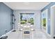 Cozy dining area with natural light, a view of the backyard, and comfortable seating for Gathering meals at 241 Chamberlain Cir, Noblesville, IN 46062