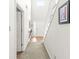 Bright foyer with staircase and hardwood floors, open and airy design at 3535 Clearwater Cir, Indianapolis, IN 46240