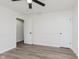Clean bedroom with wood floors and closet access at 374 Pomona Ct, Greenfield, IN 46140