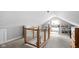 Finished attic space featuring neutral walls, carpet flooring and bright natural light at 4414 Winthrop Ave, Indianapolis, IN 46205