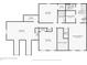 Second-floor floor plan of home layout featuring bedrooms, closets, and bathroom dimensions at 4434 W Windsong Ct, New Palestine, IN 46163
