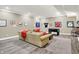 Cozy recreation room featuring comfortable seating and a foosball table at 4530 Chase Oak Ct, Zionsville, IN 46077