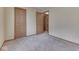 Neutral bedroom featuring carpeted floors at 6010 Rocky River Dr, Indianapolis, IN 46221