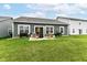 Inviting backyard with well-maintained lawn, patio area, and outdoor seating at 6556 Sulgrove Pl, Indianapolis, IN 46221