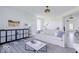 Open living room showcasing a neutral color palette, sleek furnishings, and plenty of natural light at 6771 W Buck Stone Dr, McCordsville, IN 46055