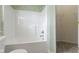 Bathroom with a white bathtub/shower combination and access to a closet at 7128 Willow Pond Dr, Noblesville, IN 46062