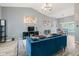 Open-concept living room with a comfortable seating area and stylish accents at 7541 Southern Lakes Dr, Indianapolis, IN 46237
