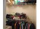 Walk-in closet showcasing ample hanging space, shelving, and storage options, providing a practical solution for organization at 8165 Amarillo Dr, Indianapolis, IN 46237