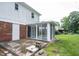 Enclosed back patio providing outdoor living space at 10244 Washington Blvd, Carmel, IN 46280