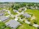 Neighborhood aerial shot featuring the house and community at 10586 Jacks Way, Indianapolis, IN 46234