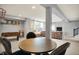 Spacious finished basement has a dining area, entertainment space and a foosball table at 1071 Serenity Ct, Carmel, IN 46280