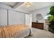 Well-appointed bedroom with a plush bed, decorative lamps and ample natural light at 1071 Serenity Ct, Carmel, IN 46280