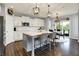 Beautiful kitchen featuring granite countertops, stainless steel appliances, and eat-in dining area at 1071 Serenity Ct, Carmel, IN 46280