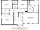 Floor plan of the second floor with bedrooms, bathrooms, and walk in closets at 10888 Weston Dr, Carmel, IN 46032