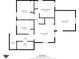 Detailed floor plan showcasing the layout of the home, including room dimensions and flow at 1211 W 10Th St, Muncie, IN 47302