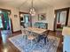 Inviting dining room featuring stylish lighting and seamless flow for entertaining at 1336 Lafayette Ave, Columbus, IN 47201